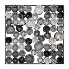 Paint Can Wall Art, Square, Mixed Neutrals, Assorted LG Phillips Collection