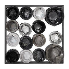 Paint Can Wall Art, Square, Mixed Neutrals, Assorted SM Phillips Collection