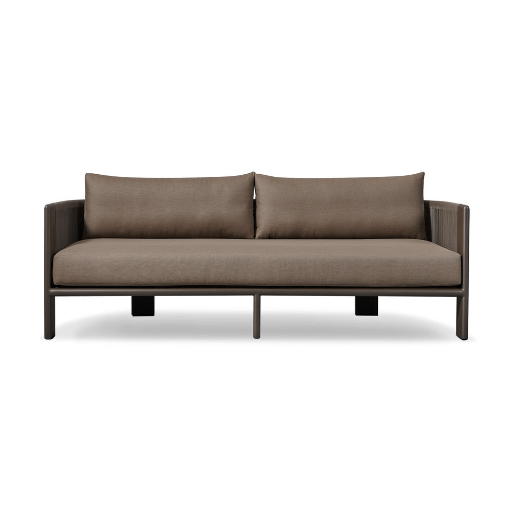 Palm Beach Aluminum 2 Seat Sofa by Harbour Outdoor — full product view