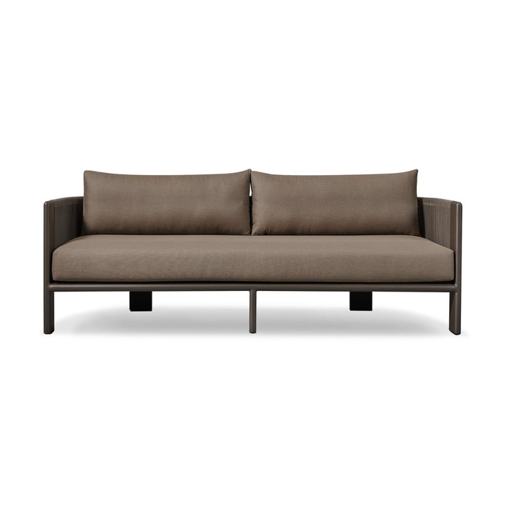 Palm Beach Aluminum 2 Seat Sofa by Harbour Outdoor — full product view