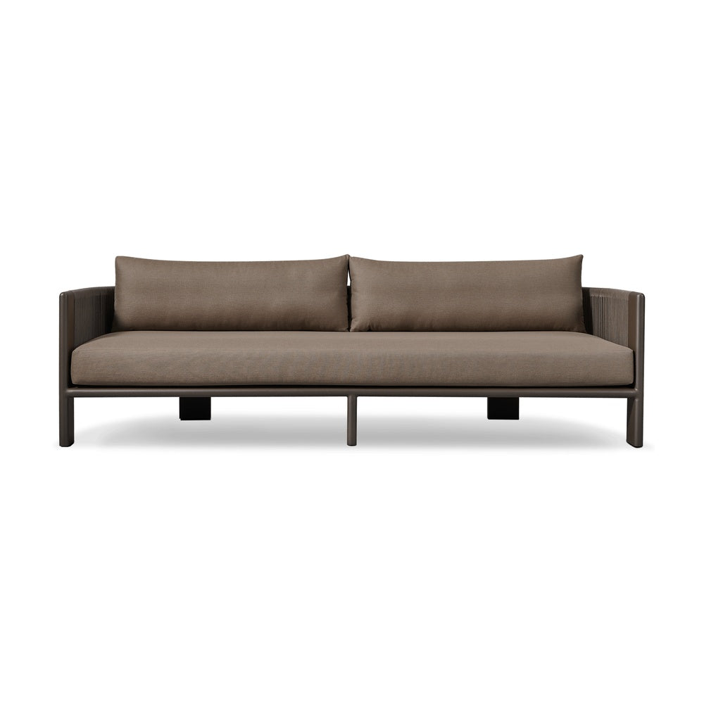 Palm Beach Aluminum 3 Seat Sofa by Harbour Outdoor — full product view