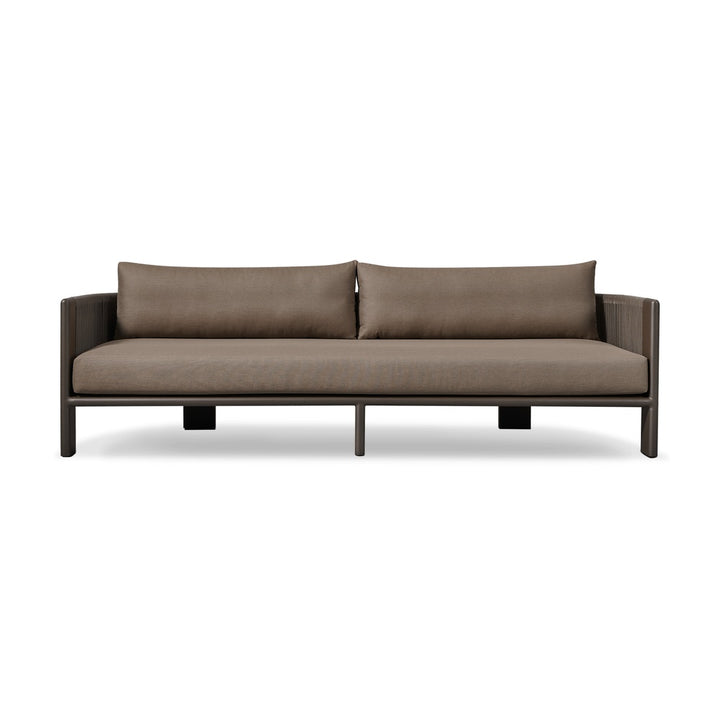 Palm Beach Aluminum 3 Seat Sofa by Harbour Outdoor — full product view