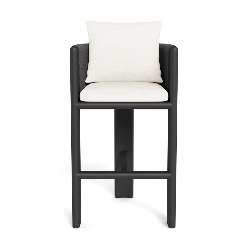 Palm Beach Aluminum Bar Stool by Harbour in Aluminum Asteroid