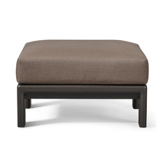 Palm Beach Aluminum Ottoman by Harbour Outdoor — full product view