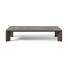 Palm Beach Aluminum Rectangle Coffee Table by Harbour Outdoor — full product view