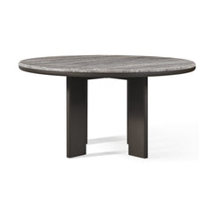 Palm Beach Aluminum Round Dining Table 60" by Harbour Outdoor — full product view