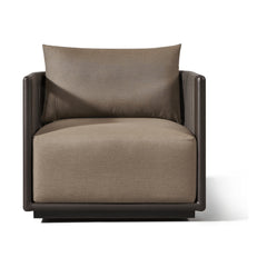 Palm Beach Aluminum Swivel Lounge Chair by Harbour Outdoor — full product view