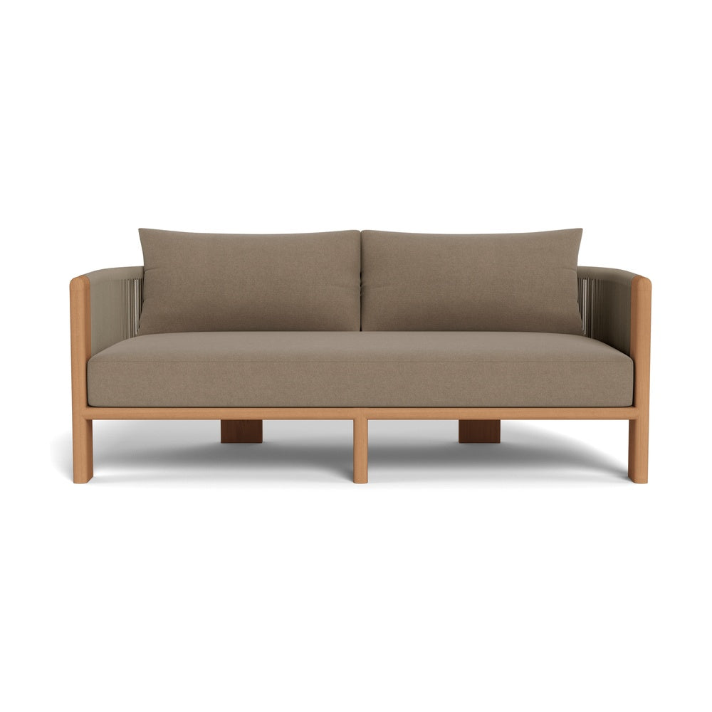 Palm Beach Teak 2 Seat Sofa by Harbour Outdoor — full product view