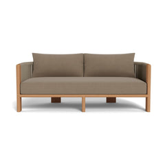 Palm Beach Teak 2 Seat Sofa by Harbour Outdoor — full product view