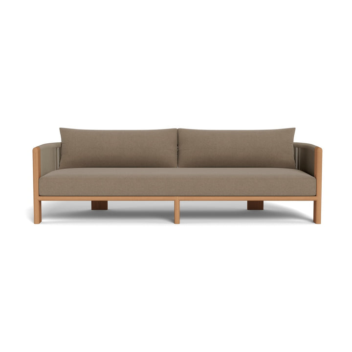 Palm Beach Teak 3 Seat Sofa by Harbour Outdoor — full product view