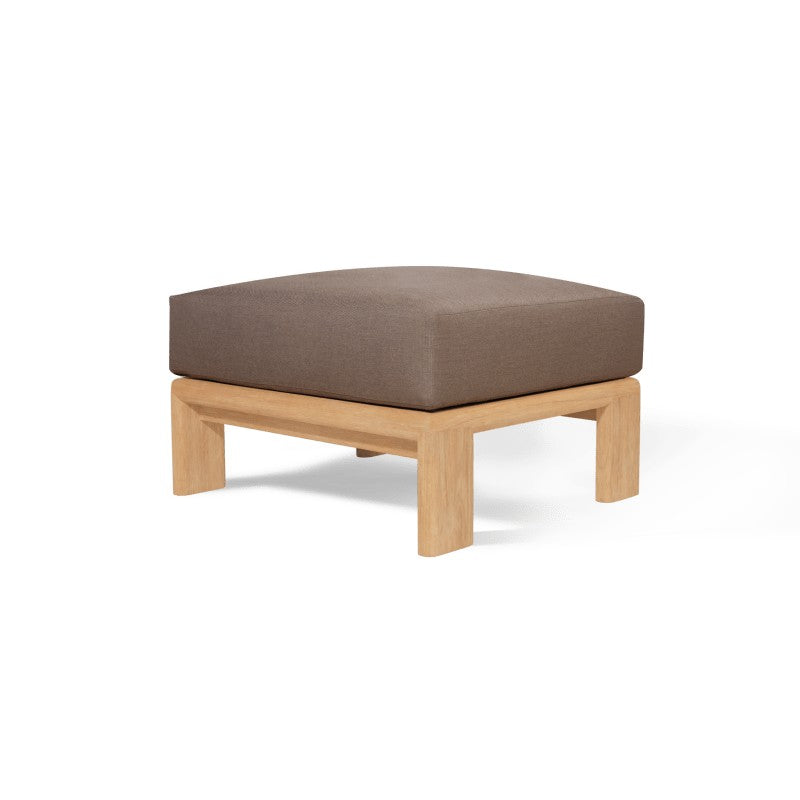Palm Beach Teak Ottoman by Harbour detail view 1
