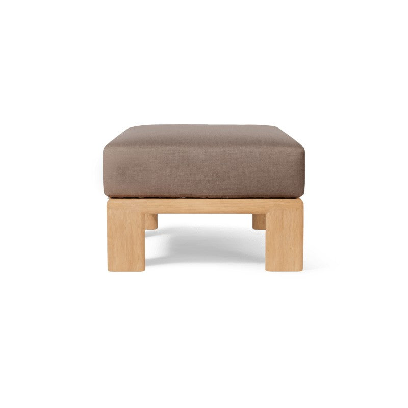 Palm Beach Teak Ottoman by Harbour detail view 2