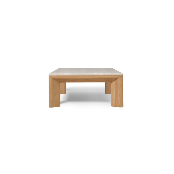 Palm Beach Teak Rectangle Coffee Table by Harbour detail view 2
