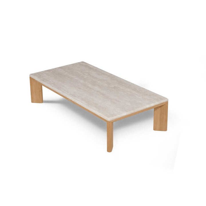 Palm Beach Teak Rectangle Coffee Table by Harbour detail view 3