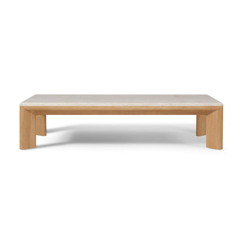 Palm Beach Teak Rectangle Coffee Table by Harbour in Teak Natural