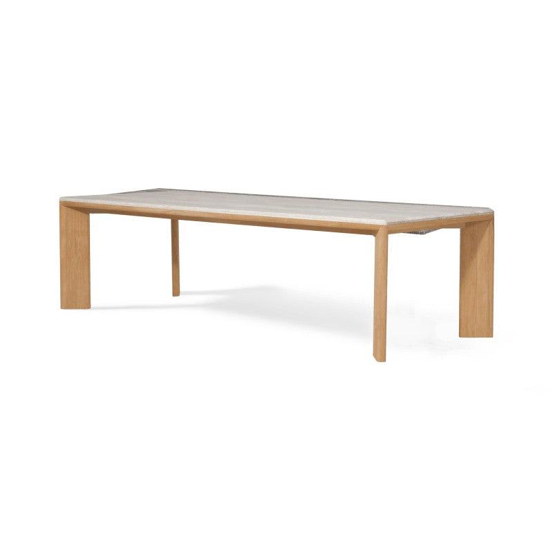 Palm Beach Teak Rectangle Dining Table by Harbour detail view 1