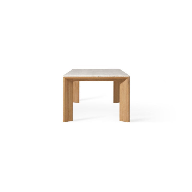 Palm Beach Teak Rectangle Dining Table by Harbour detail view 2