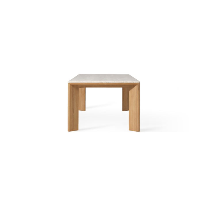 Palm Beach Teak Rectangle Dining Table by Harbour detail view 2