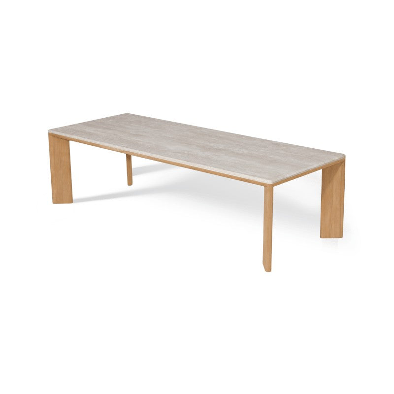 Palm Beach Teak Rectangle Dining Table by Harbour detail view 3