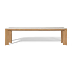 Palm Beach Teak Rectangle Dining Table by Harbour in Teak Natural