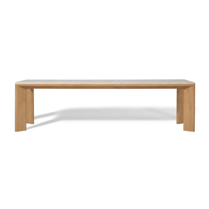 Palm Beach Teak Rectangle Dining Table by Harbour in Teak Natural