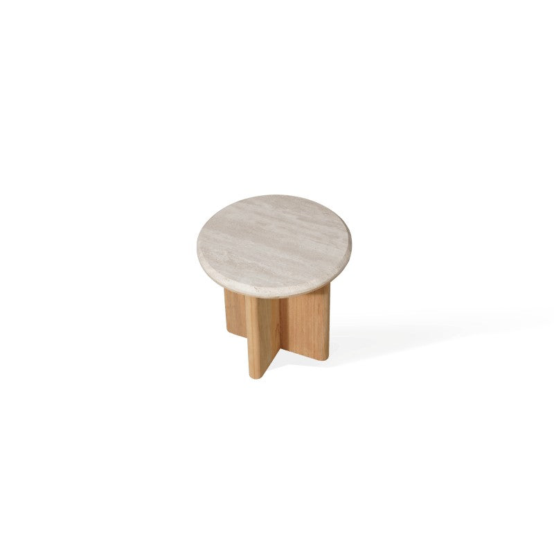 Palm Beach Teak Round Side Table by Harbour detail view 3