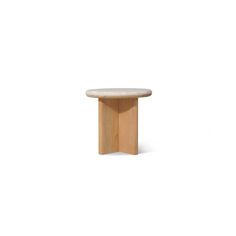 Palm Beach Teak Round Side Table by Harbour