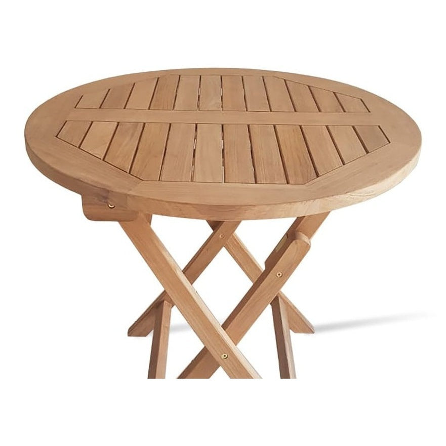 Pamela Round Folding Dining Table by Soho Concept — full product view