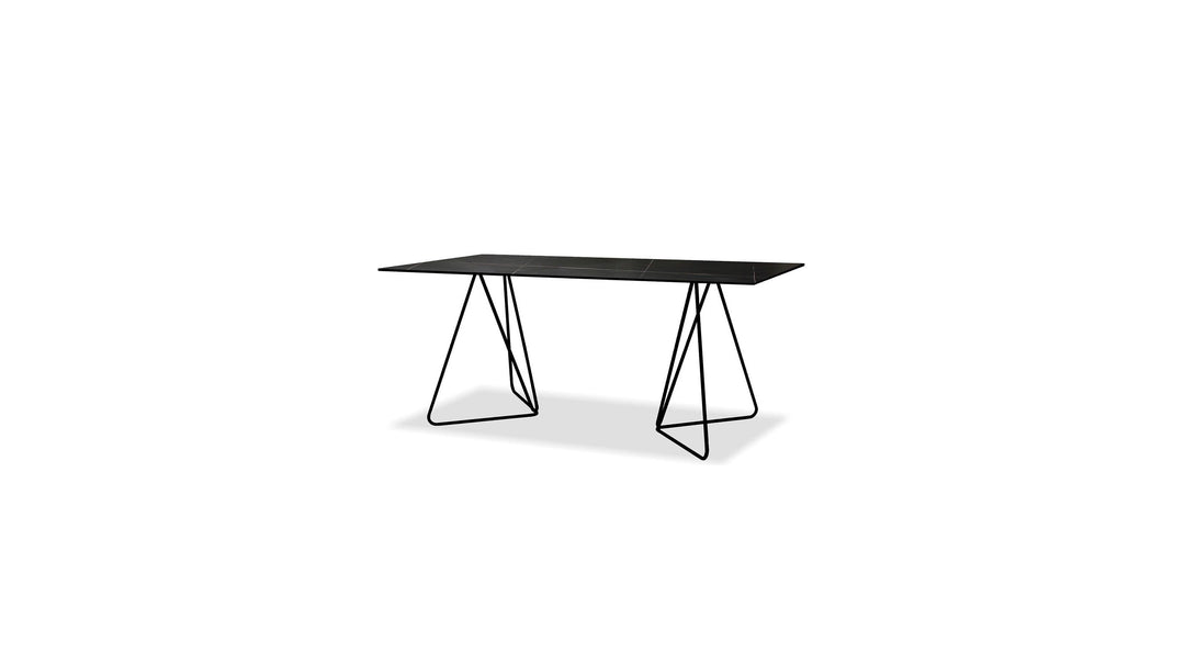 PAPILLON Dining Table in Shakespeare Black