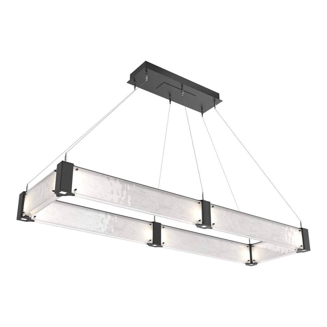 Parallel Linear Chandelier by Hammerton Studio – Large in Matte Black