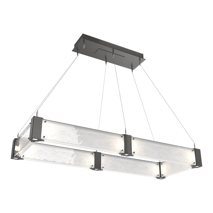 Parallel Linear Chandelier by Hammerton Studio – Medium in Graphite