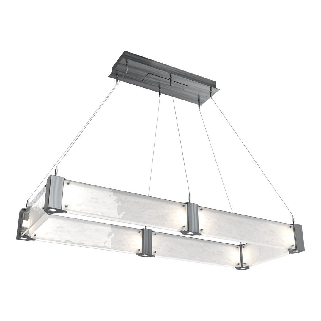 Parallel Linear Chandelier by Hammerton Studio – Medium in Gunmetal