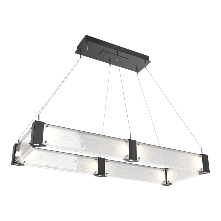 Parallel Linear Chandelier by Hammerton Studio – Medium in Matte Black