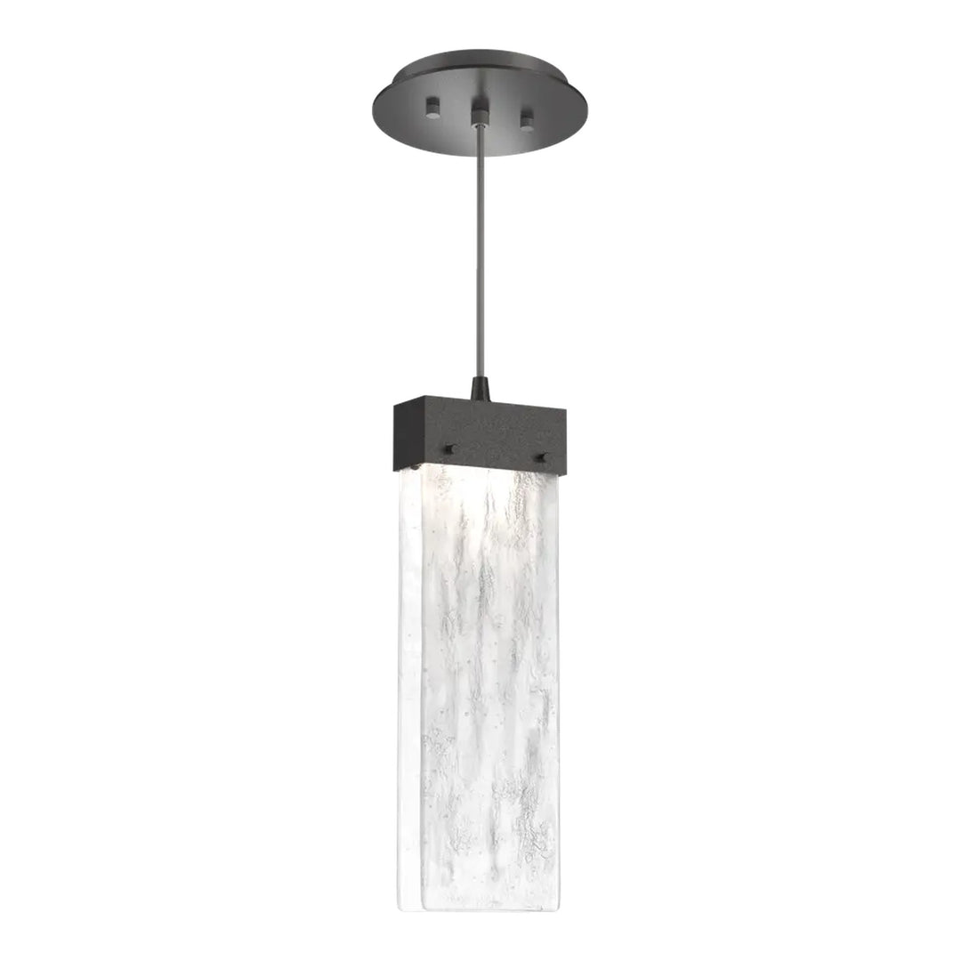 Parallel Pendant by Hammerton Studio in Graphite on adjustable cord