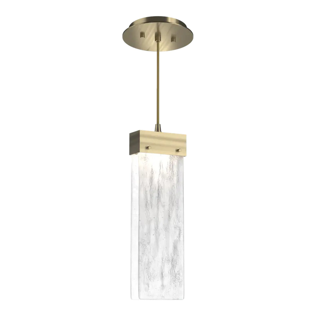 Parallel Pendant by Hammerton Studio in Heritage Brass on adjustable cord
