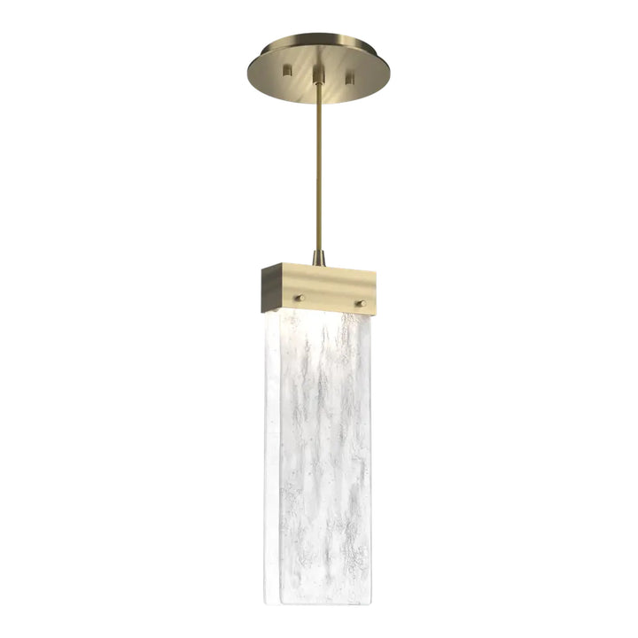 Parallel Pendant by Hammerton Studio in Heritage Brass on adjustable cord