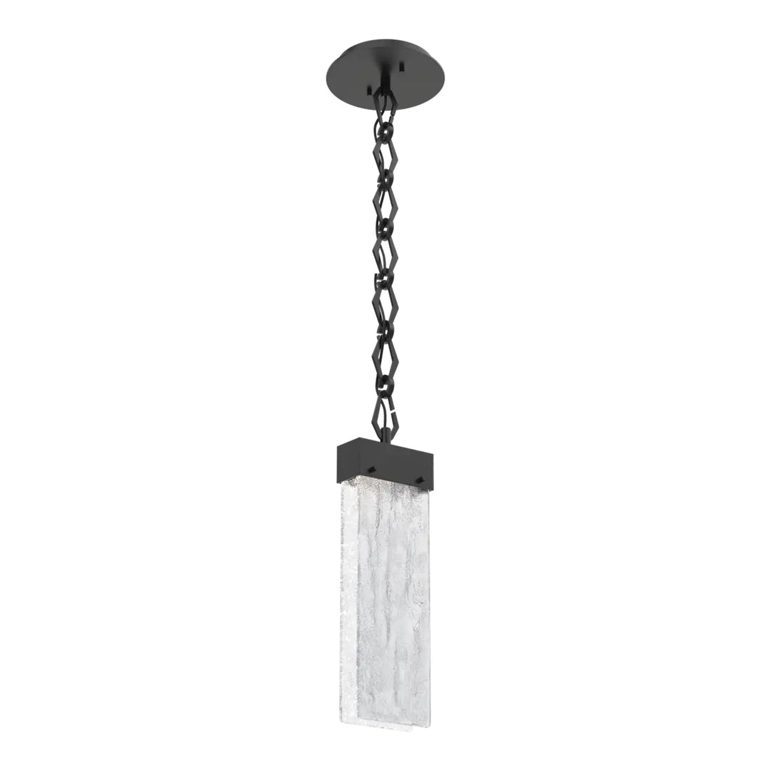 Parallel Pendant by Hammerton Studio in Matte Black on Diamond Chain