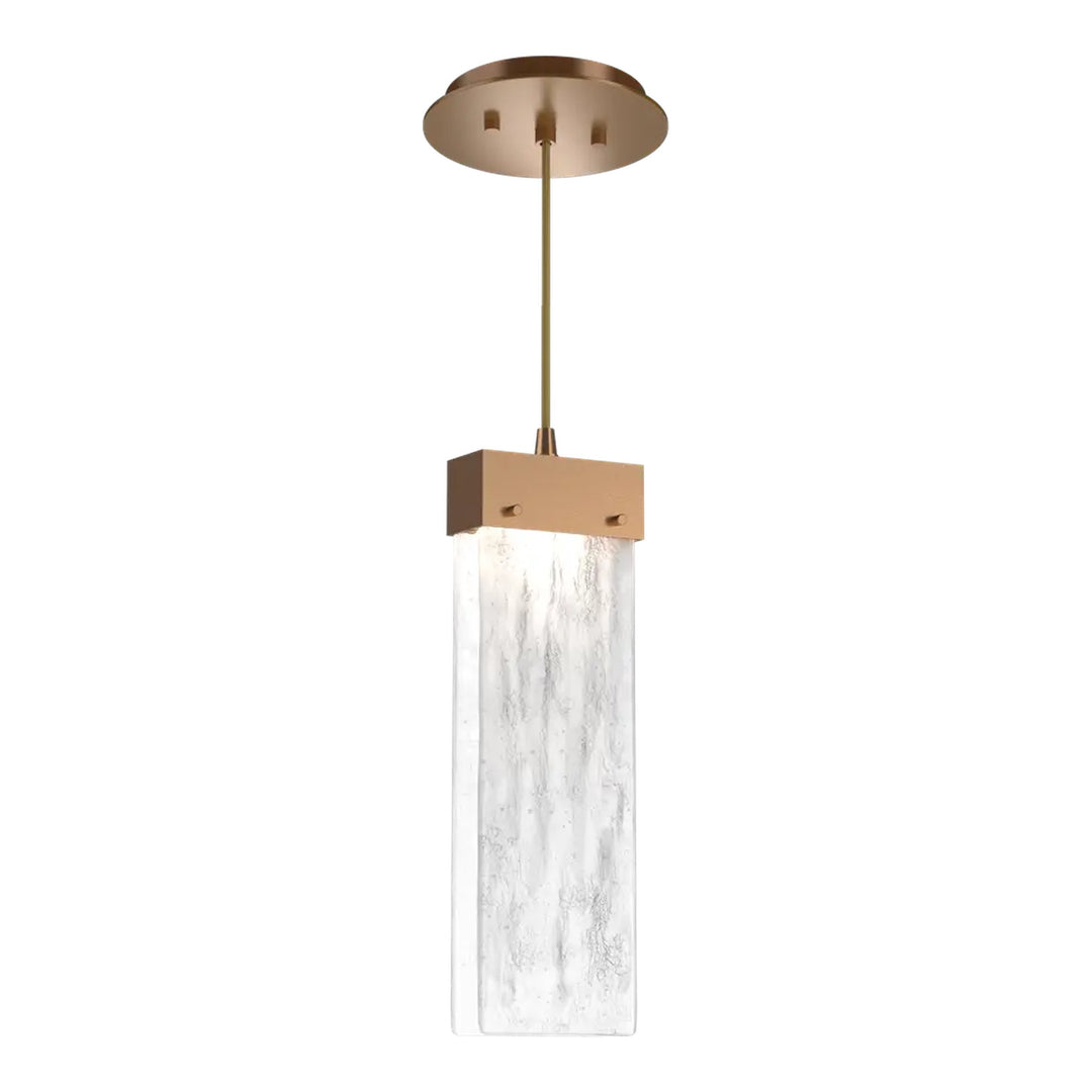 Parallel Pendant by Hammerton Studio in Novel Brass on adjustable cord