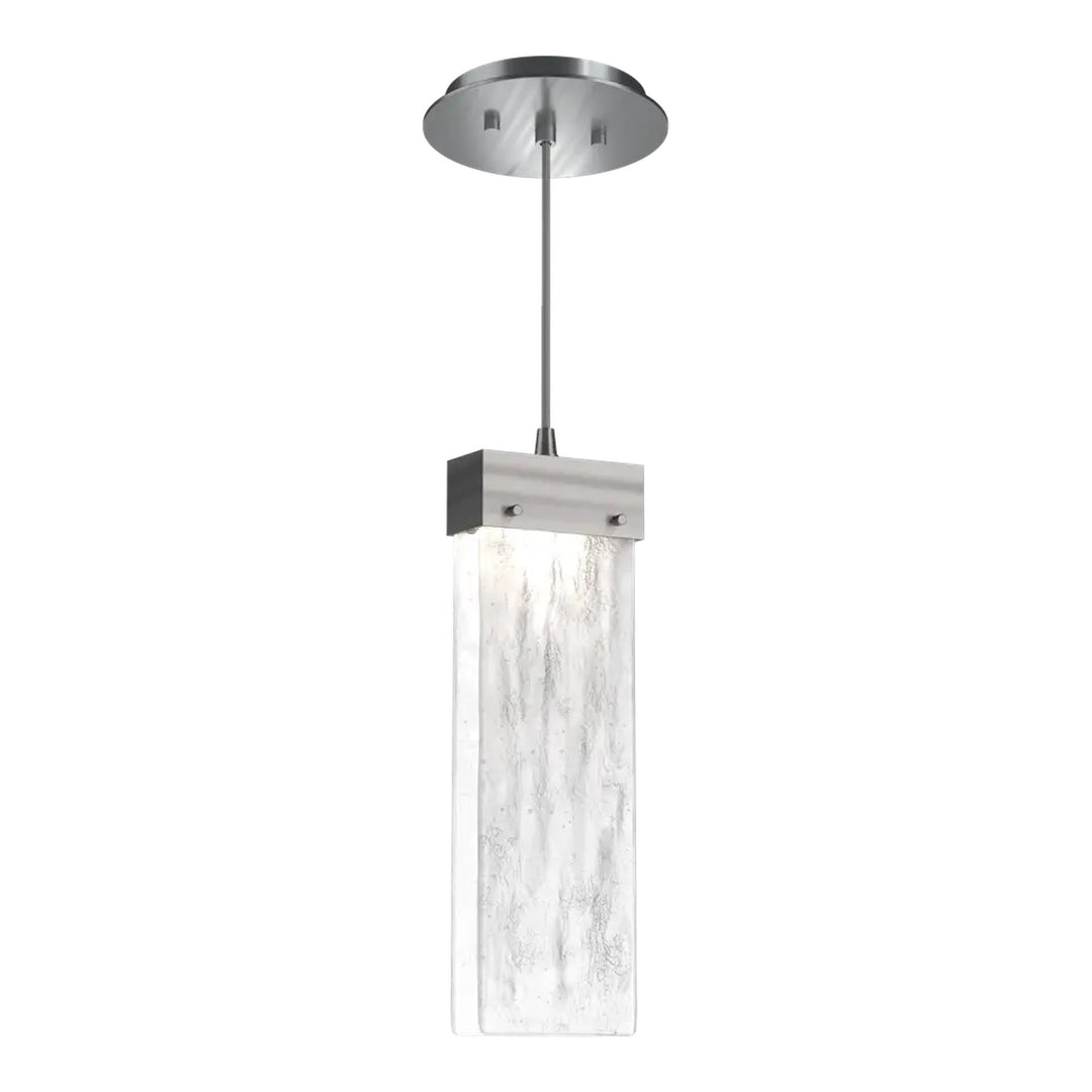 Parallel Pendant by Hammerton Studio in Satin Nickel on adjustable cord