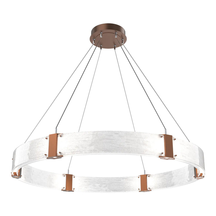 Parallel Ring Chandelier by Hammerton Studio – Large in Burnished Bronze