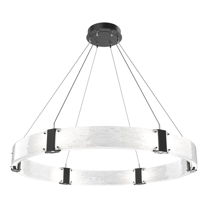 Parallel Ring Chandelier by Hammerton Studio – Large in Matte Black