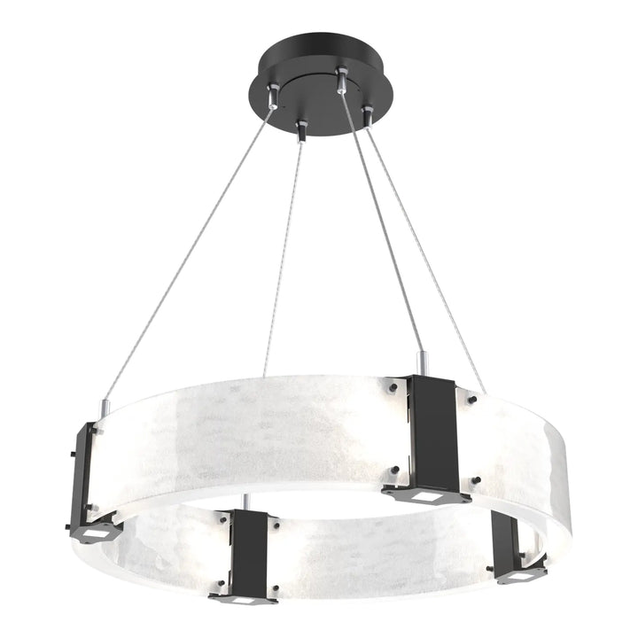 Parallel Ring Chandelier by Hammerton Studio – Small in Matte Black