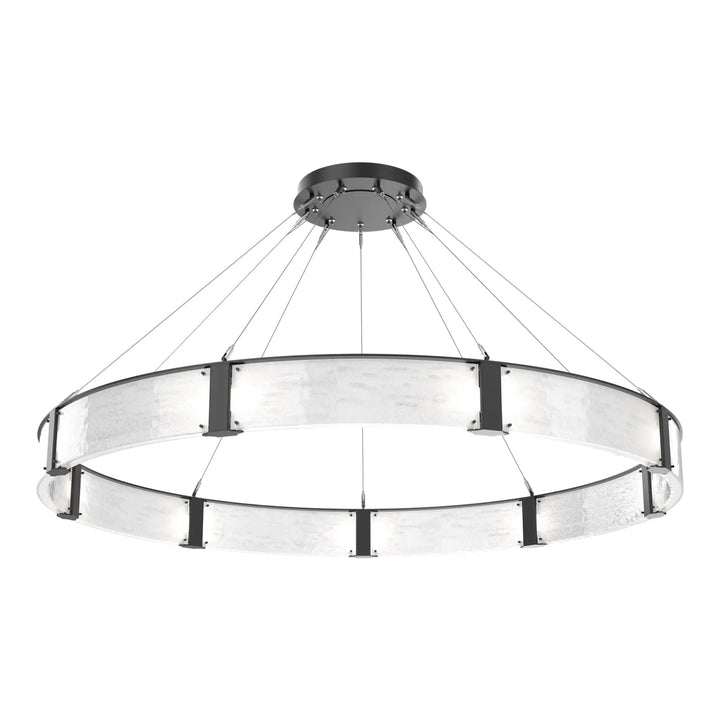 Parallel Ring Chandelier by Hammerton Studio – XXL in Matte Black