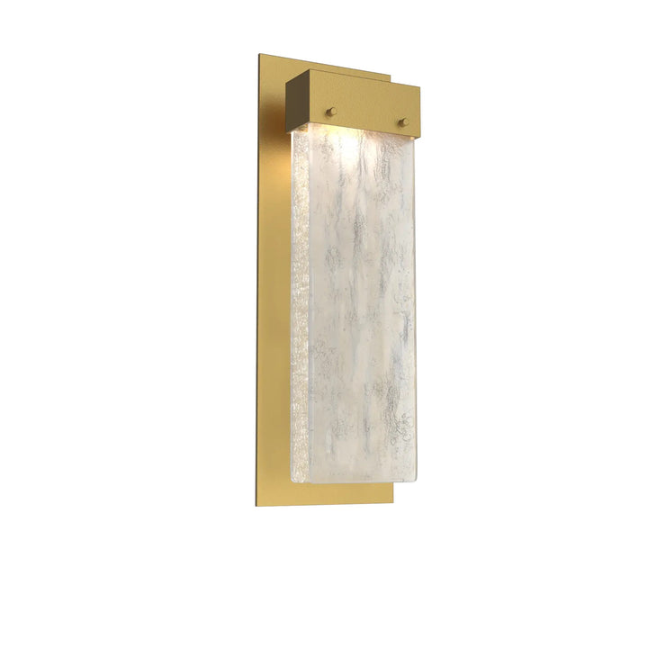 Parallel Sconce by Hammerton Studio in Gilded Brass