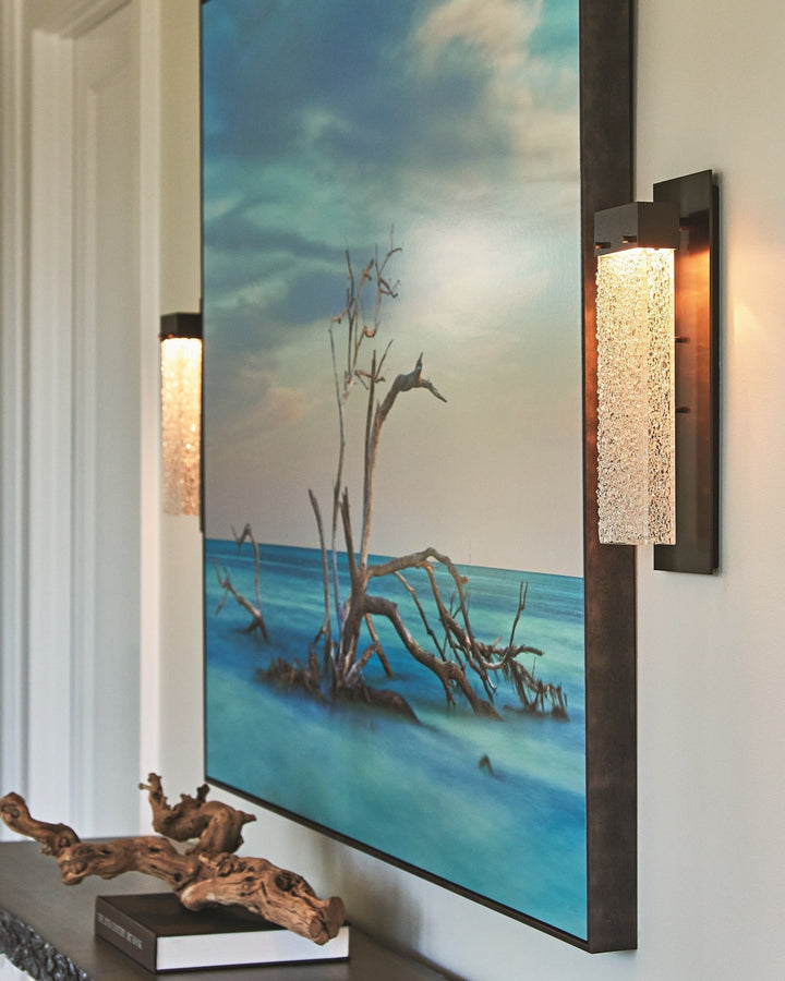 Parallel Sconce by Hammerton Studio in a styled interior