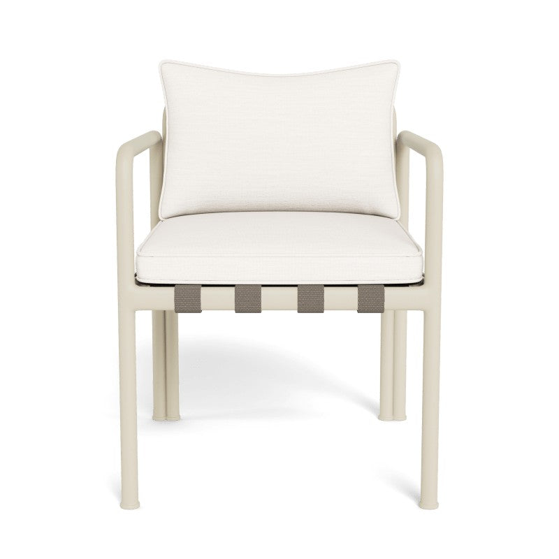 Parker Dining Chair by Harbour in Aluminum Bone