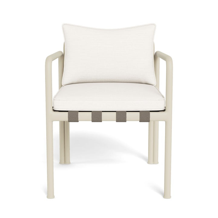 Parker Dining Chair by Harbour in Aluminum Bone