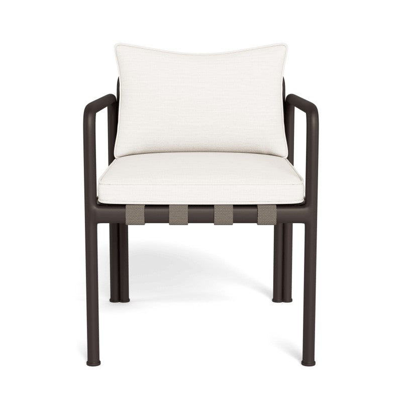 Parker Dining Chair by Harbour in Aluminum Bronze