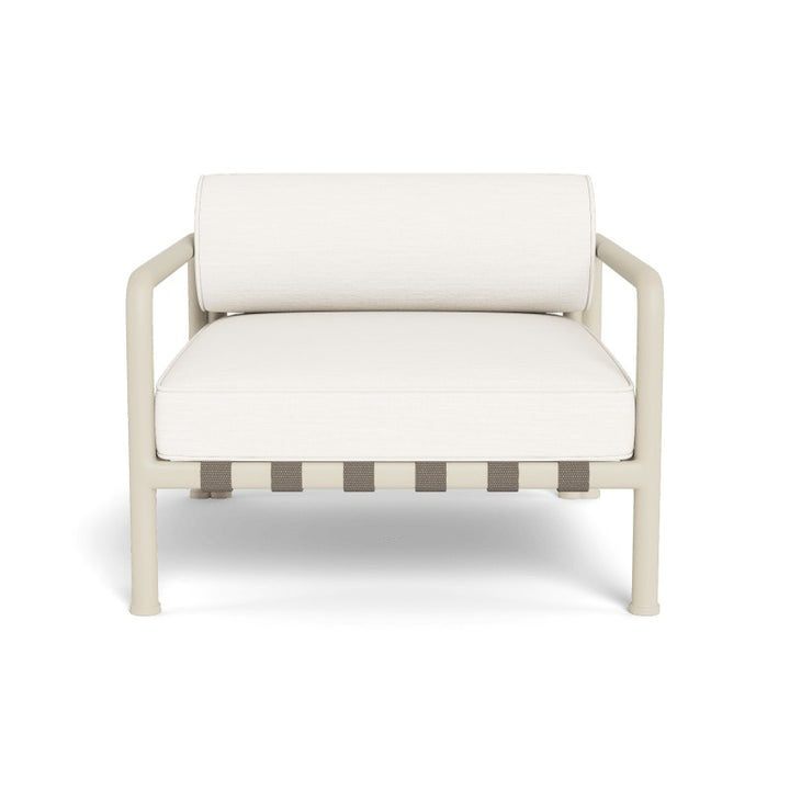 Parker Lounge Chair by Harbour in Aluminum Bone
