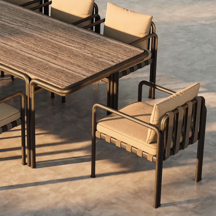Parker Rectangle Dining Table 110" by Harbour lifestyle 1